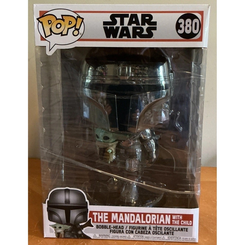 Funko POP! Vinyl Figure:‎ Bobble-Head The Mandalorian With The Child Star Wars